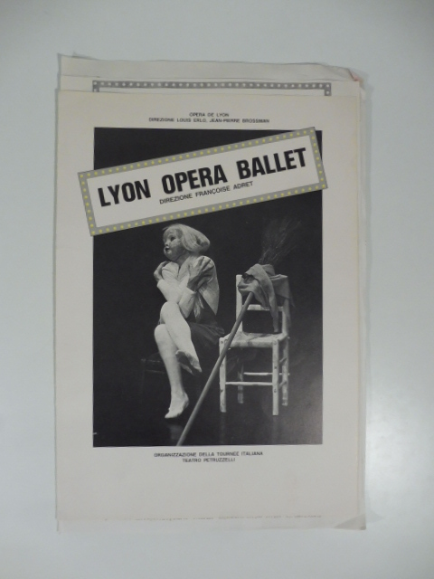 Lyon opera ballet, direzione Francoise Adriet. Programma di sala